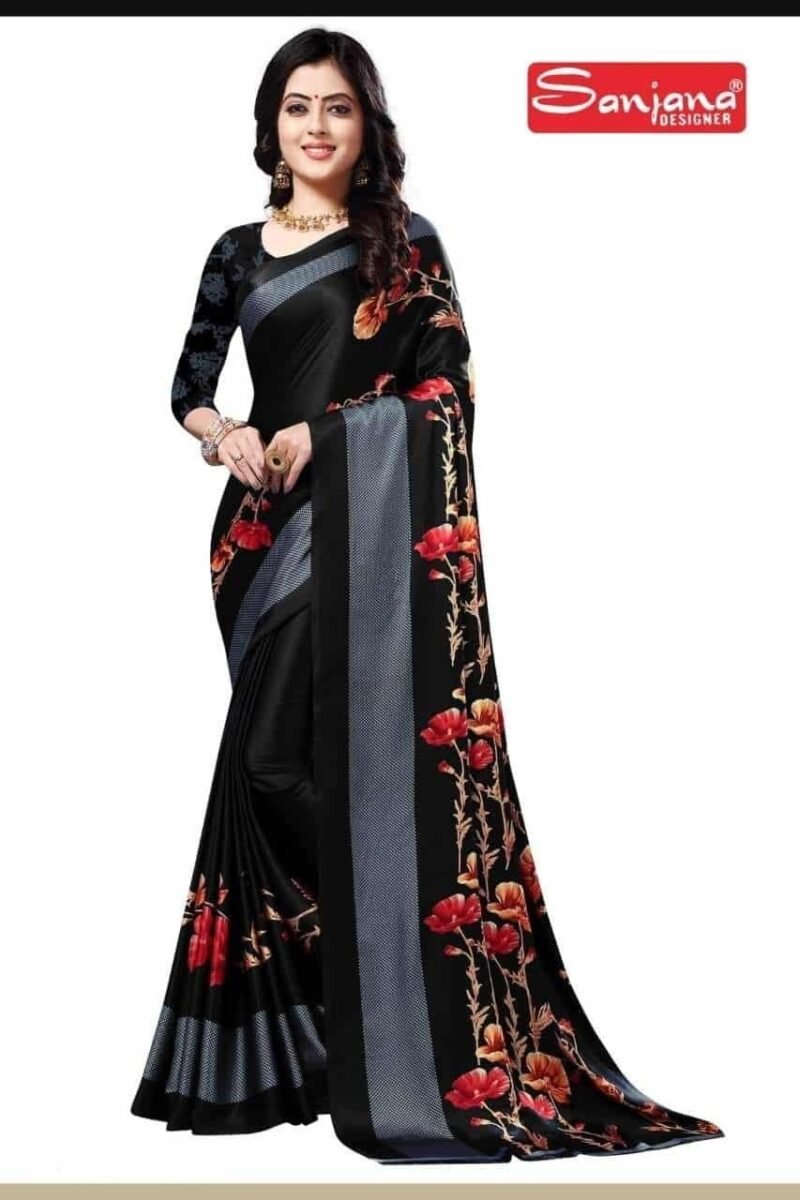 🌺অরিজিনাল ইন্ডিয়ান সফ্ট সিল্ক শাড়ি.