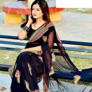 🌺অরিজিনাল ইন্ডিয়ান সফ্ট সিল্ক শাড়ি.