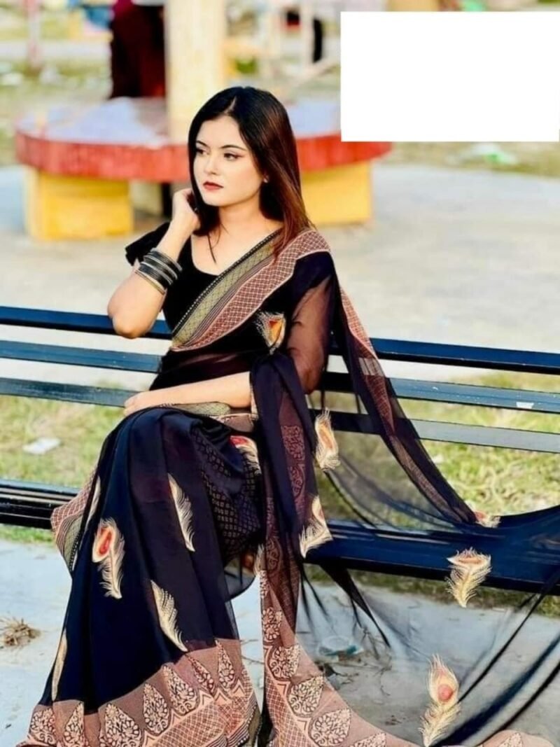 🌺অরিজিনাল ইন্ডিয়ান সফ্ট সিল্ক শাড়ি.