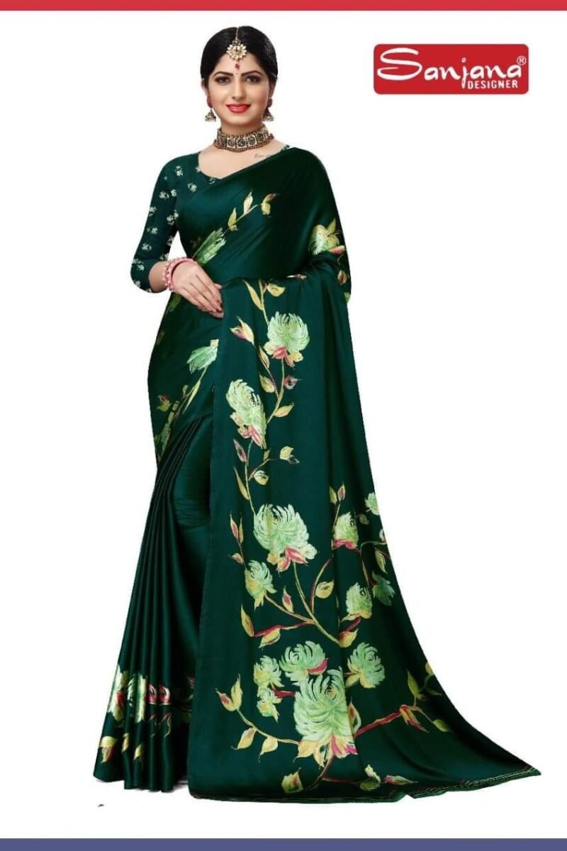 🌺অরিজিনাল ইন্ডিয়ান সফ্ট সিল্ক শাড়ি.