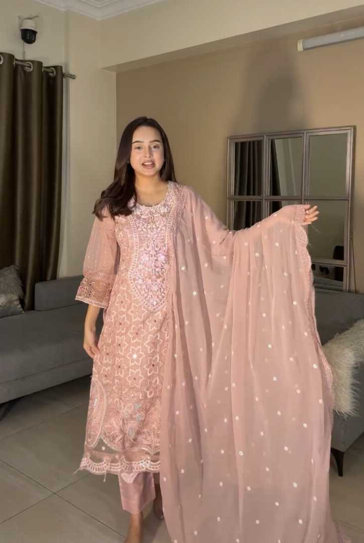 Premium Ambrodary Sequence Dress