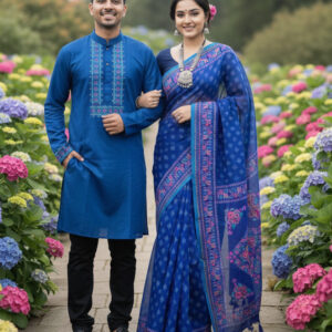 🌿টাঙ্গাইল বুটিক শাড়ি