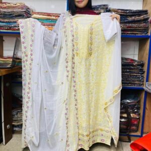 সফ্ট জর্জেট কাপড়ের ফোর পিচ ড্রেস