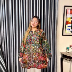 batik short kurti