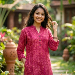 batik  kurti
