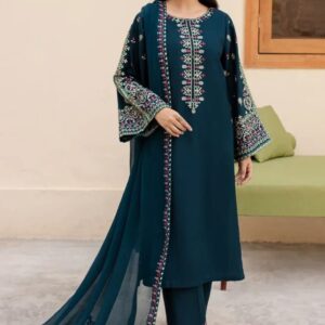 সেলাই ছাড়া (আনরেডি) এমব্রয়ডারি  পার্টি ড্রেস
